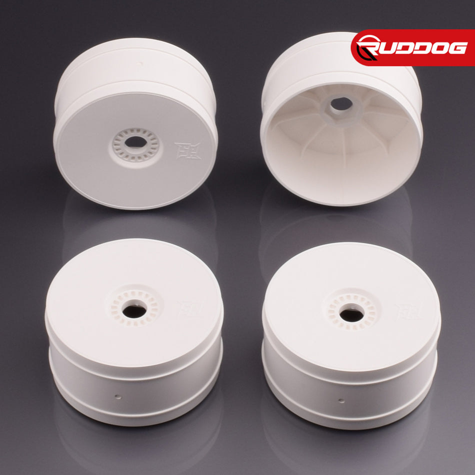 Sweep 1:8 buggy Dish Wheels V5 White 4pcs