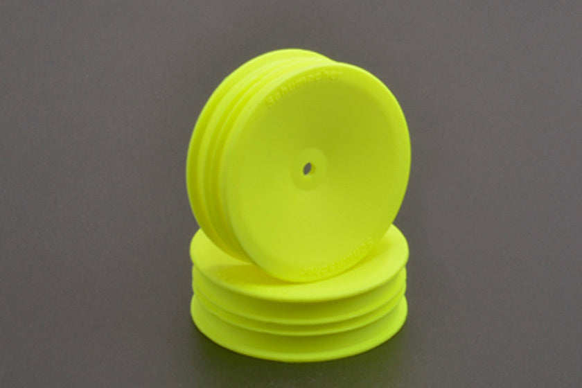 1:10 Felgen Offroad Front 2WD - 12mm Sechskant Slim - Neon Gelb-