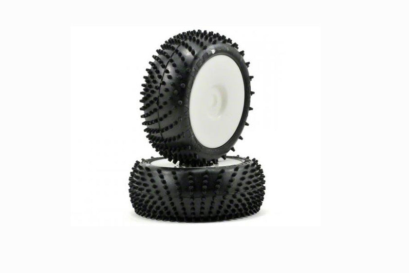 1:8 Schumacher SPIRAL - silber - Offroad Komplettrad (weiß) (2)
