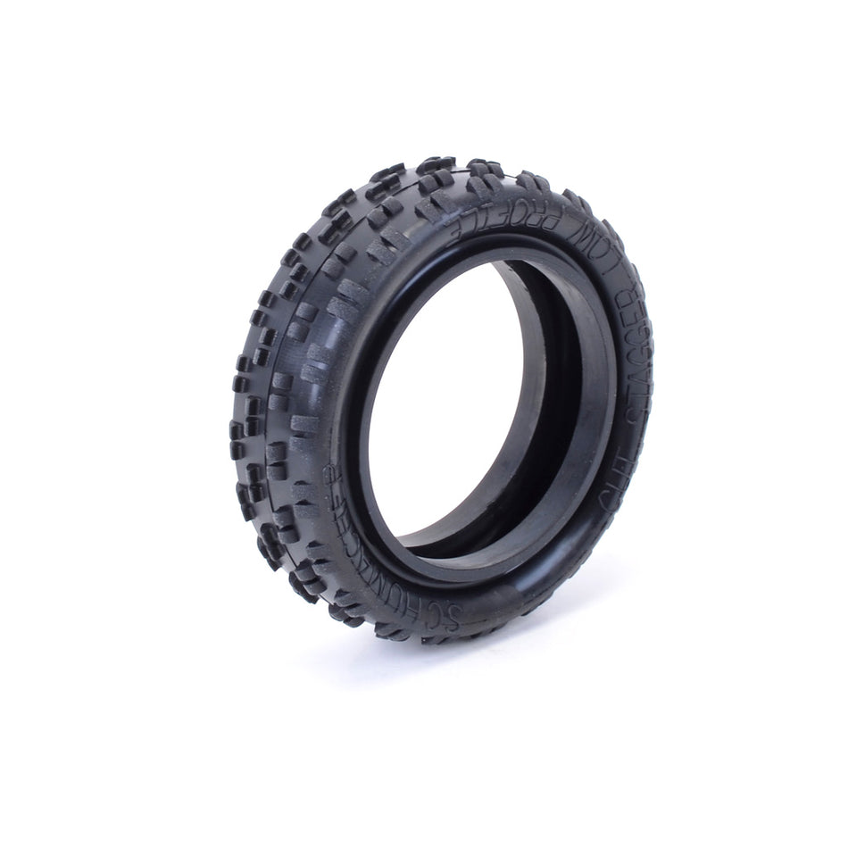 1:10 Cut Stagger - 2WD Frontreifen -Low Profile- Gelb / Medium (2) - ohne Einlagen