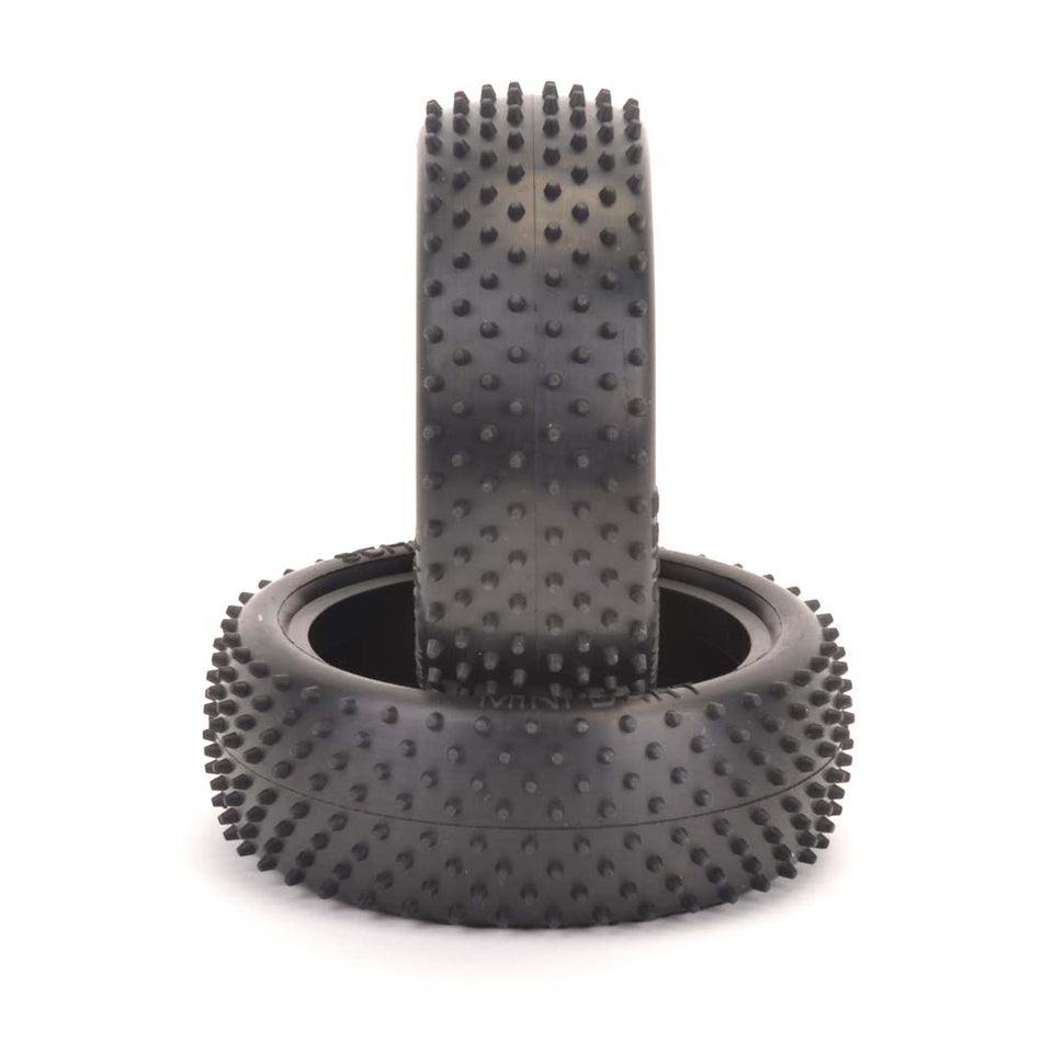 Mini Dart 1:10 4WD Frontreifen (2) - Gelb / Medium - ohne Einlagen