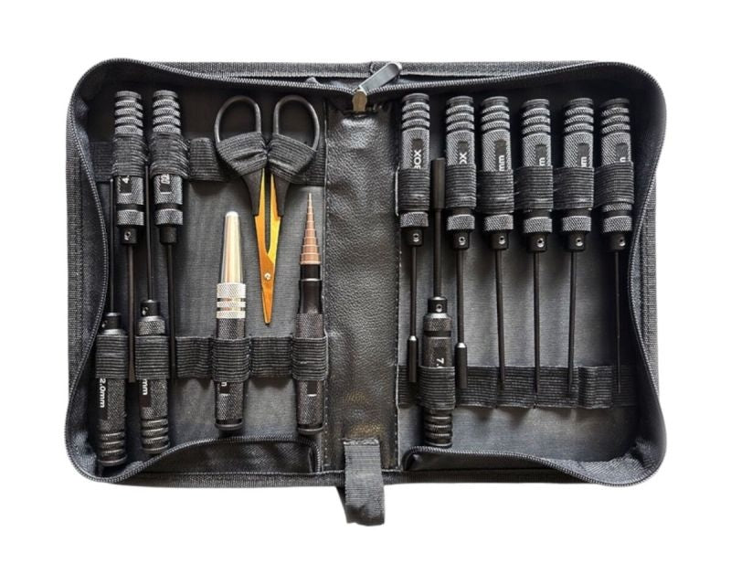 Stealth Tools Werkzeug Set (15) H-SPEED Sechskant, Steckschlüssel, Schlitz, Kreuz uvm.