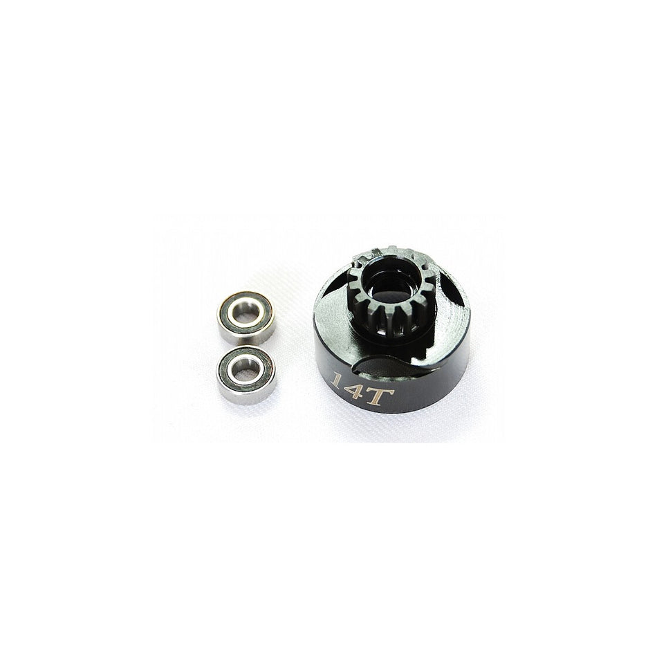 Alpha Plus Alpha Clutch Bell Vented 14T + Bearing 5*10mm(2pcs)