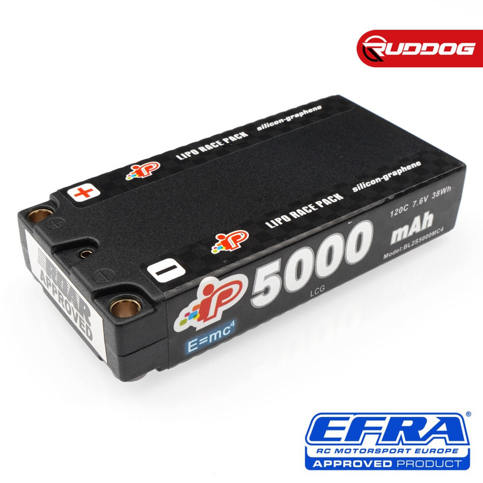 Intellect MC4 5000mAh 120C 7.6V LCG Graphene Shorty Pack LiHV