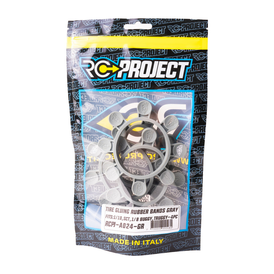 RC-Project Tire Gluing Rubber Bands Gray (4)