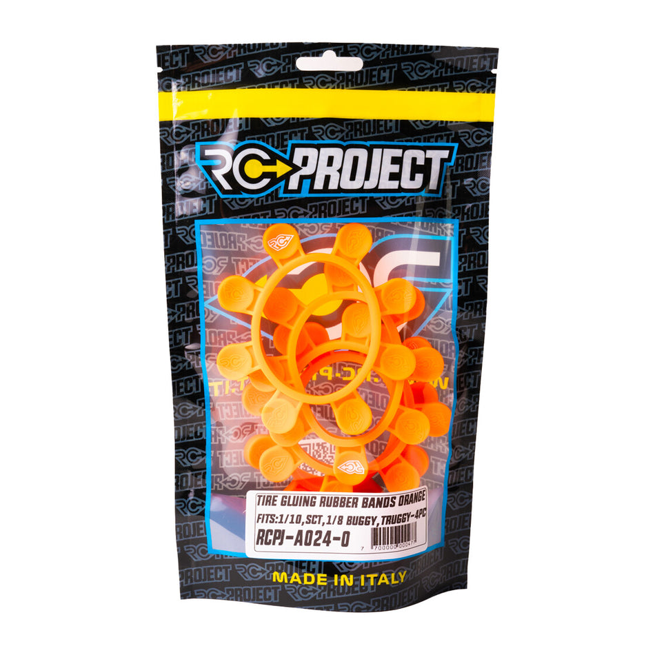 RC-Project Tire Gluing Rubber Bands Orange (4)