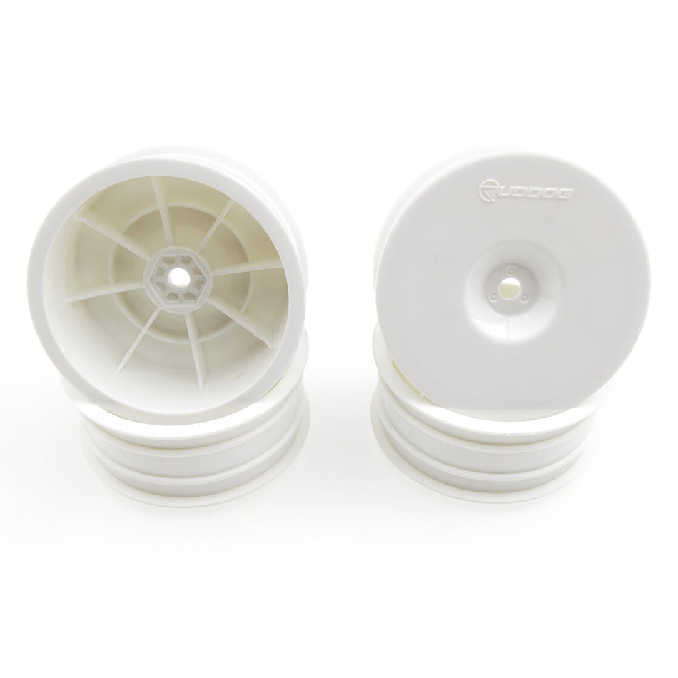 RUDDOG B7 | XB2 | LD3 - 2wd Front Wheels 2.2" (White | 4pcs)