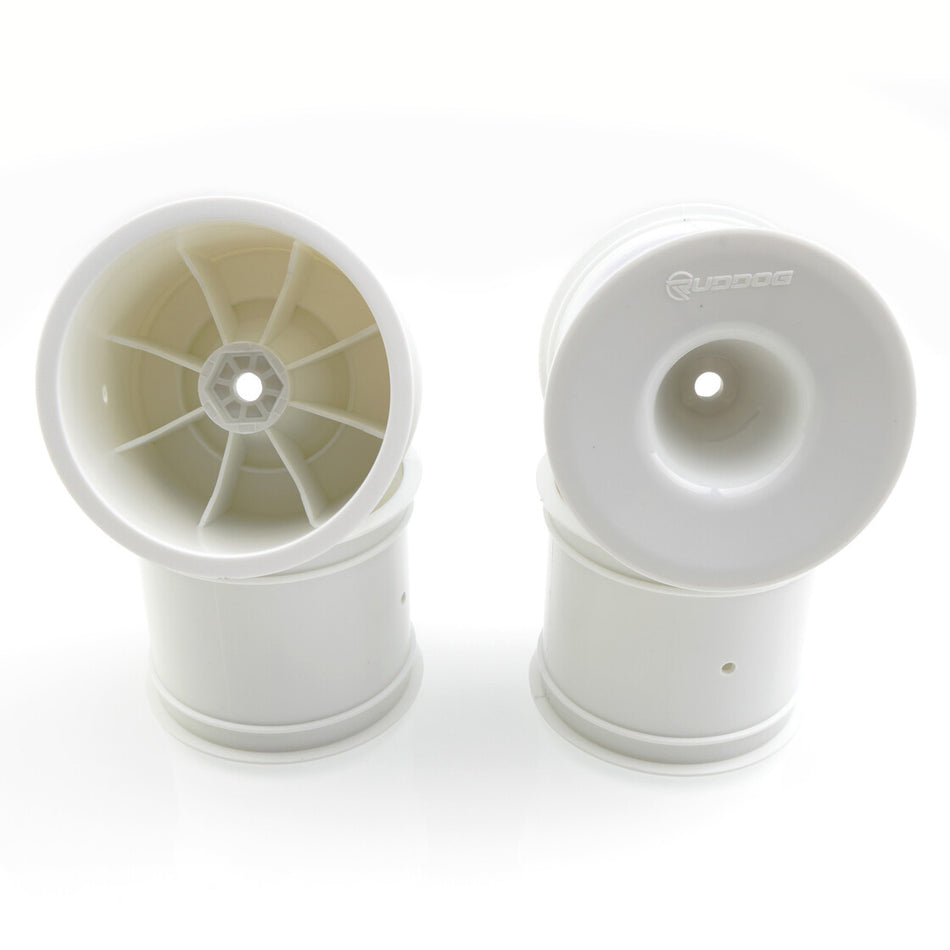 RUDDOG T6.4 | XT2 | YZ-2T | Storm - 1/10 Truck Wheels 2.2" (White | 4pcs)