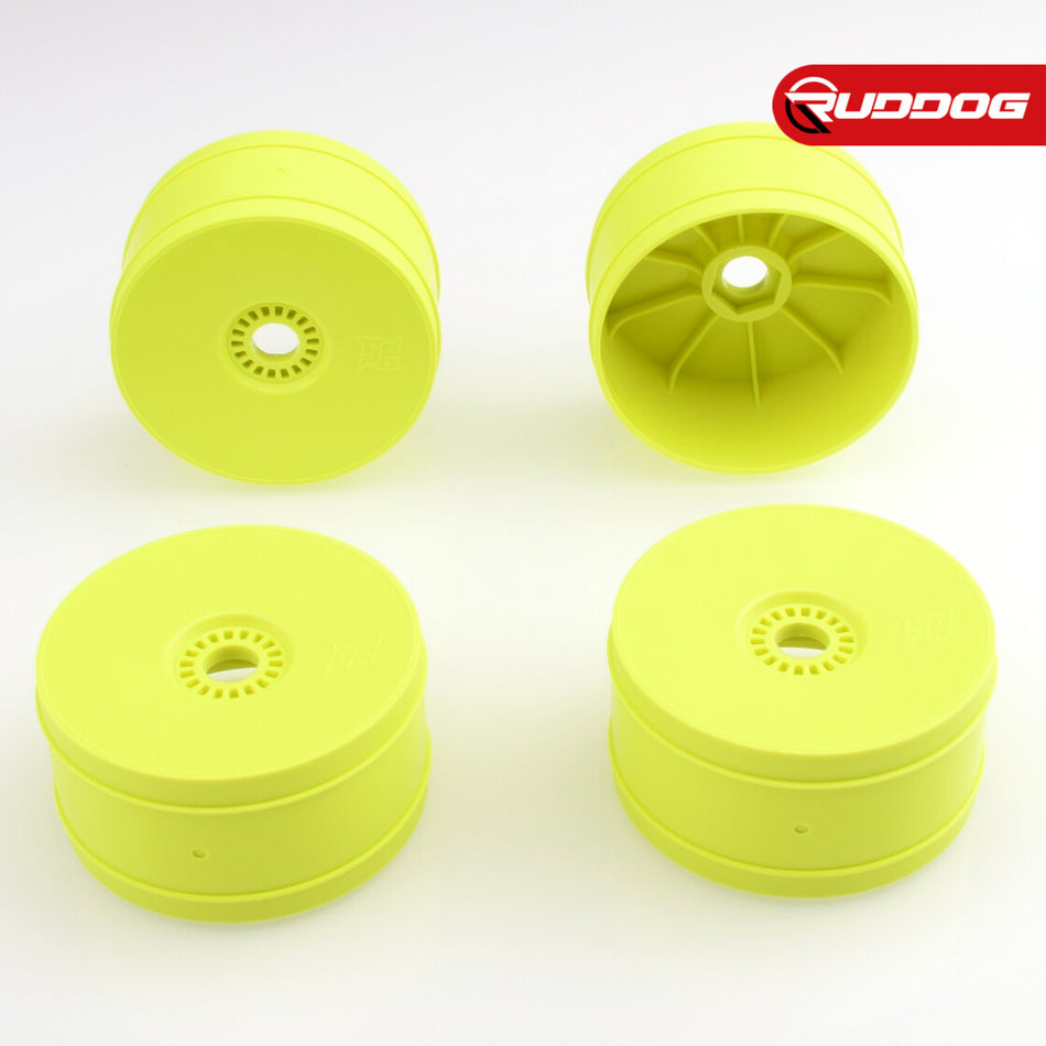 Sweep 1:8 buggy Dish Wheels V5 Yellow 4pcs