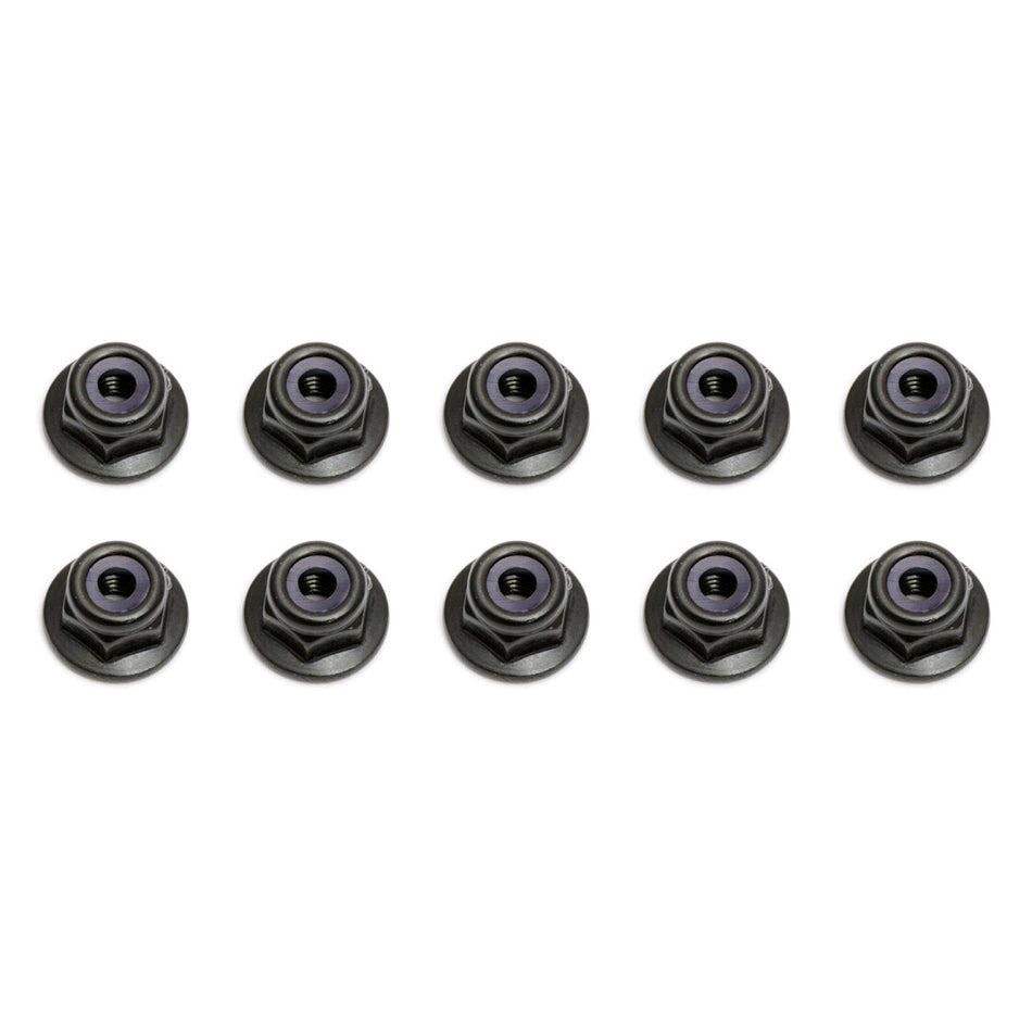 Team Associated Locknuts, M3 with flange